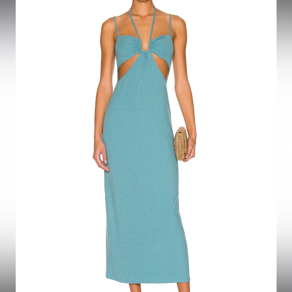 L*Space Teal Naomi Dress